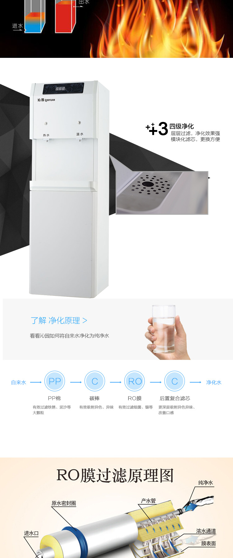 現(xiàn)貨銷(xiāo)售高檔商用純水直飲機(jī) 商用ro反滲透凈水器 直飲商用飲水機(jī)