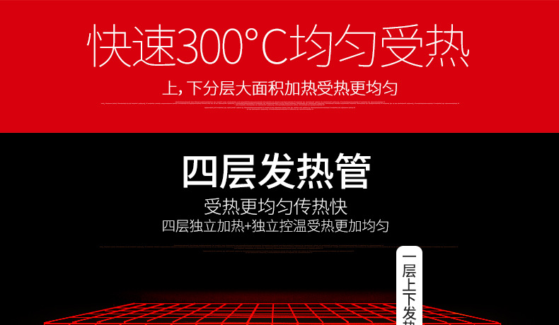 樂創 烤箱商用大型面包烘爐三層九盤電烤箱蛋糕面包披薩蛋撻 烤爐