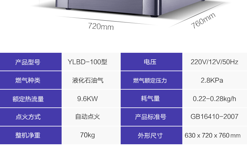 廠家直營(yíng)不銹鋼燃?xì)饪撅灎t烤餅機(jī)烙餅機(jī) 燃?xì)怆婏炶K醬香餅機(jī)商用