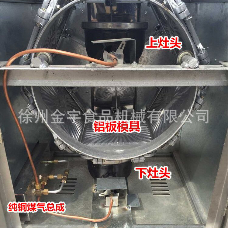 商用不銹鋼不粘型六面燃氣烤蛋卷機燃氣脆皮機蛋卷機 廠家批發(fā)