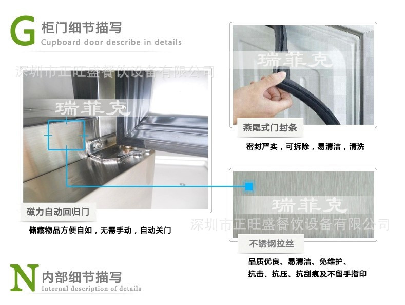 廠家直銷商用四門冰箱單溫冷凍負28度不銹鋼立式冷柜廚房無霜冰柜