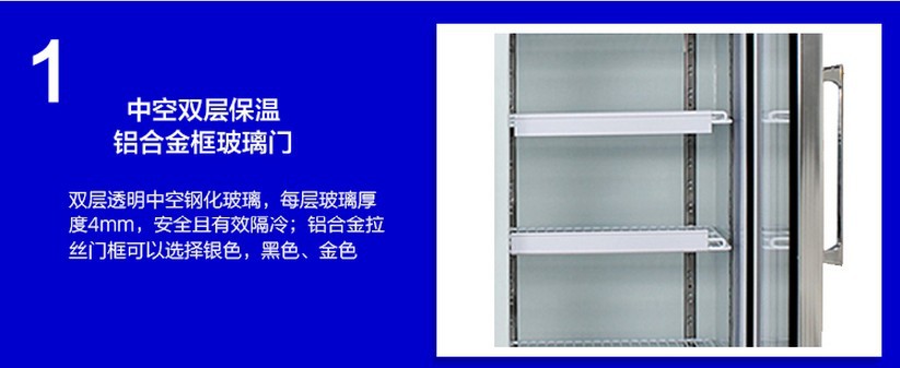 廠家直銷冰柜立式五門冷藏陳列柜 飲料展示冰箱 超市便利店保鮮柜