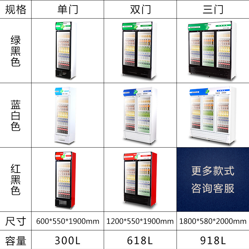 奇博士啤酒柜商用保鮮展示柜立式飲料冷藏柜蔬菜冷藏保鮮陳列冰柜