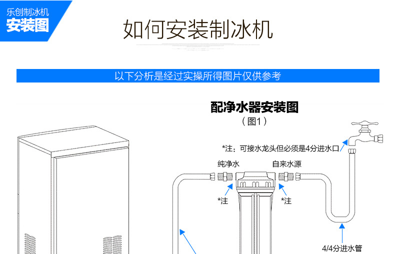 樂(lè)創(chuàng)商用制冰機(jī)奶茶店全自動(dòng)制冰機(jī)方塊冰小型60/80kg公斤 包郵