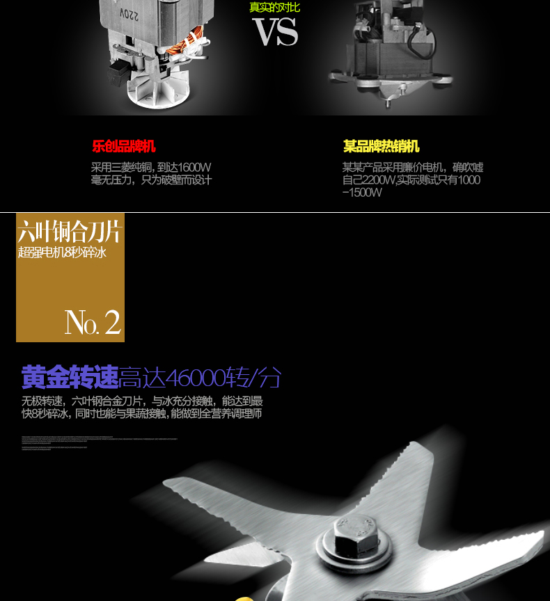 樂創(chuàng)商用沙冰機奶茶店冰沙刨冰碎冰攪拌榨汁機家用現磨五谷豆?jié){機