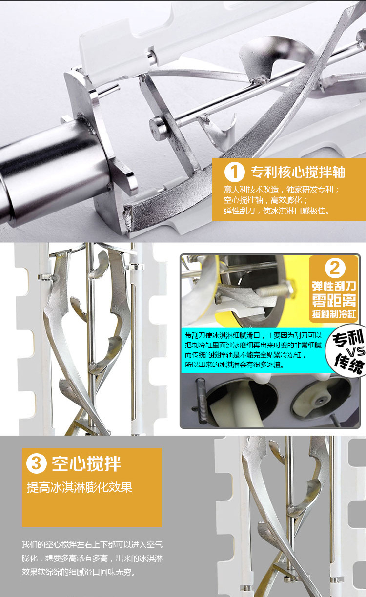 2歐億全自動冰激淋機 商用冰淇淋機機器 冰淇淋機商用 雪糕機