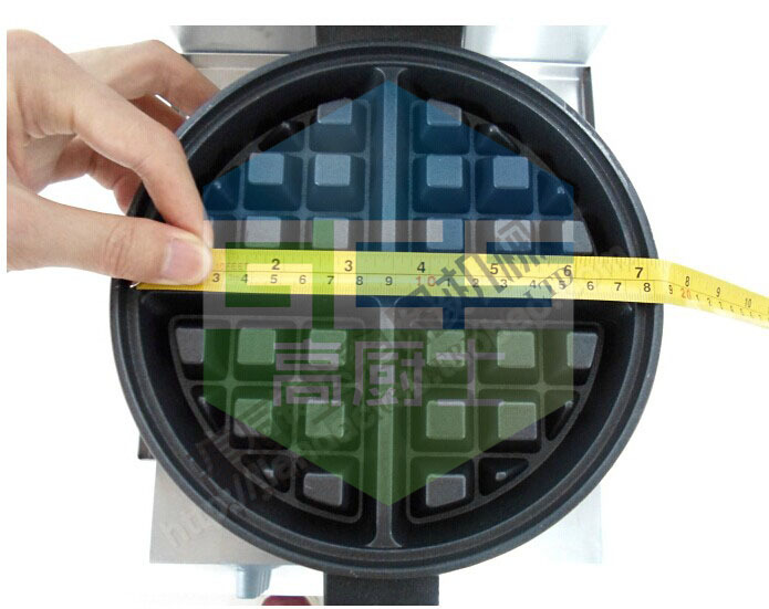 220V/110V 商用電熱加厚不銹鋼華夫爐機 旋轉華夫機 格子餅機