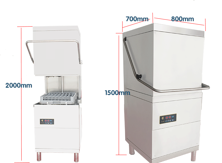 廚都立式提拉式揭蓋式超聲波洗洗碟刷碗全自動洗碗機 商用洗碗機