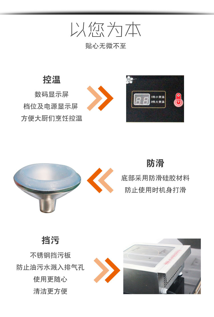 聯(lián)眾商用電磁爐8000w臺式小炒灶大功率平面/凹面電磁爐 包郵